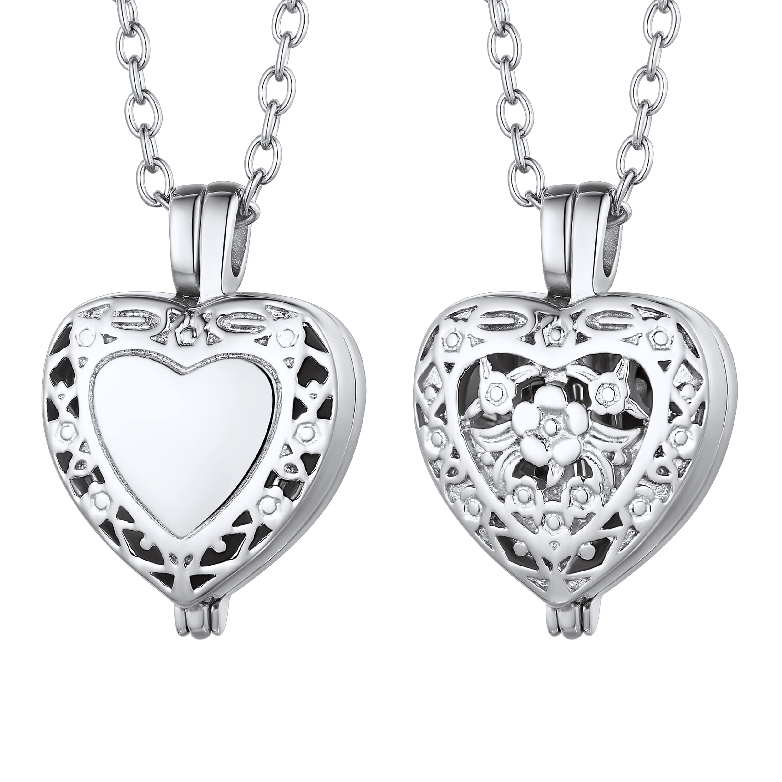 FindChic Memorial Lockets for Ashes ERN for Cremation Keepsake Urns Vial Necklaces