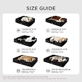 Bedsure Medium Dog Sofa Bed Orthopedic with Removable Zipper Cover 71x58x16cm view 4