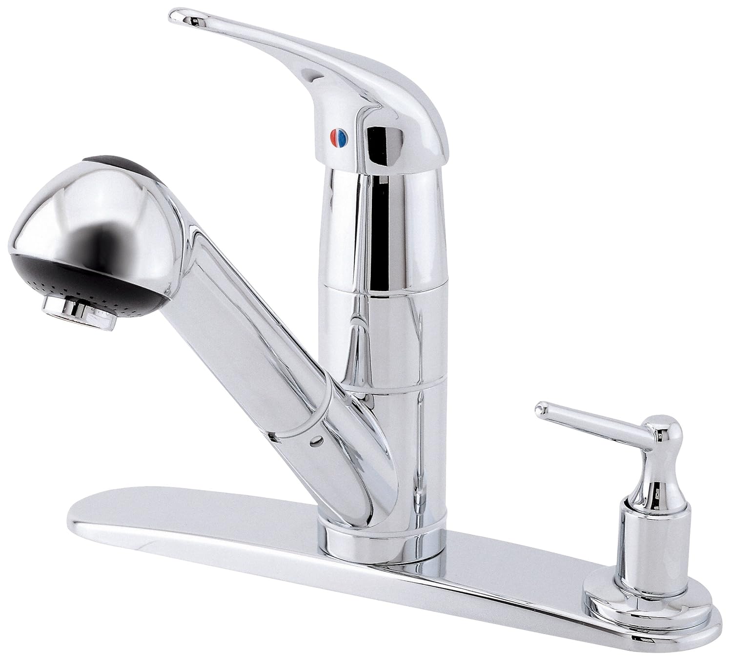 Danze D455512 Melrose Single Handle Pull Out Kitchen Faucet With