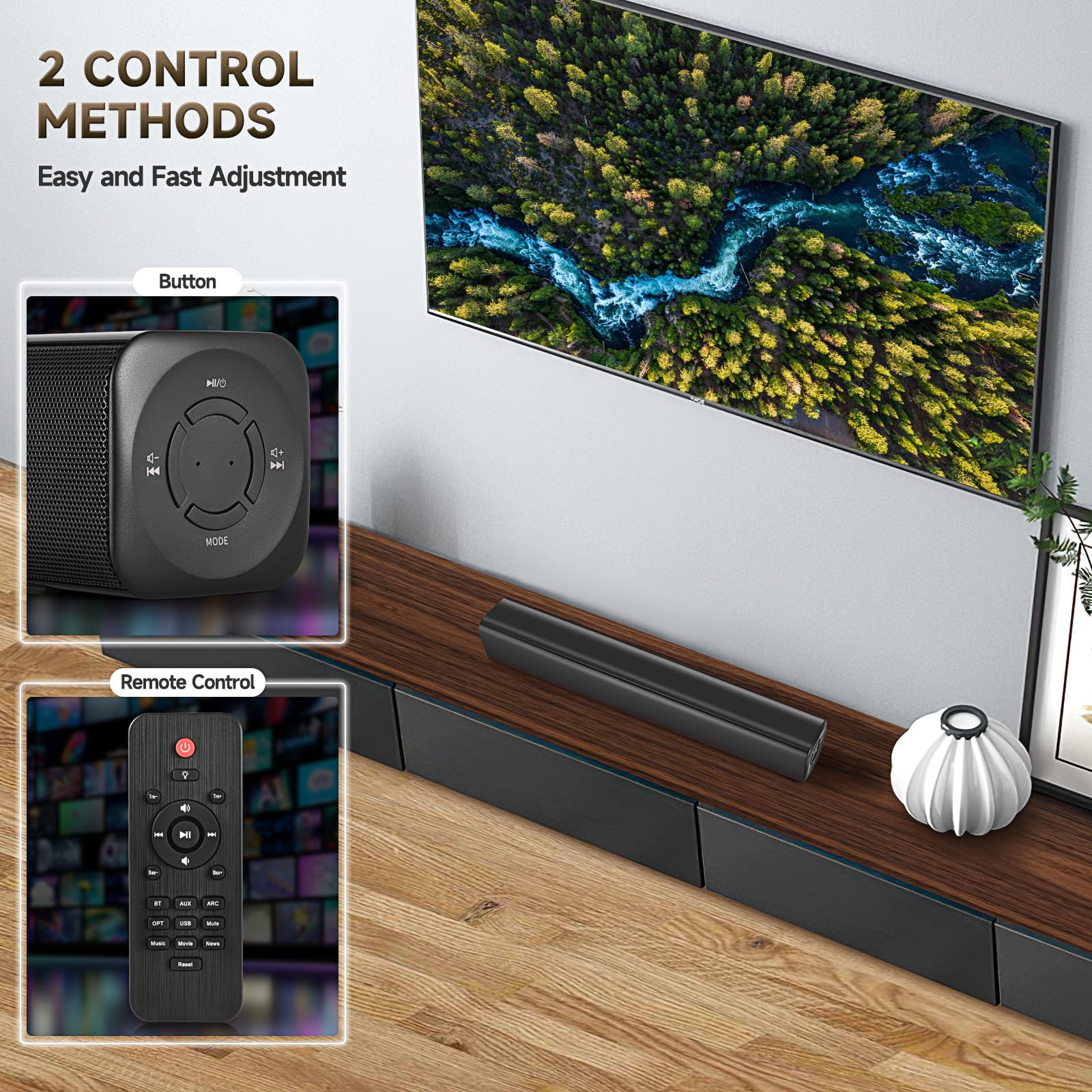 Photo 1 of Fansbe Direct Sound Bar 09-YCLNt, Black1ssd