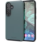 Crave for Samsung Galaxy S24 Case, Shockproof Protection Dual Layer Case for Samsung Galaxy S24 (6.2 inch) - Forest Green