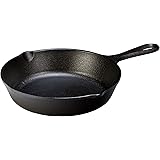 Lodge 8 Inch Cast Iron Pre-Seasoned Skillet – Signature Teardrop Handle - Use in the Oven, on the Stove, on the Grill, or Ove