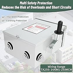 200-Amp, 3 Pole 120V/240V Generator Transfer