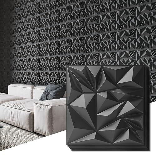 3d Wall Panels Peel And Stick MAXAYA 20 Pack Textured 3D Wall Panels ...