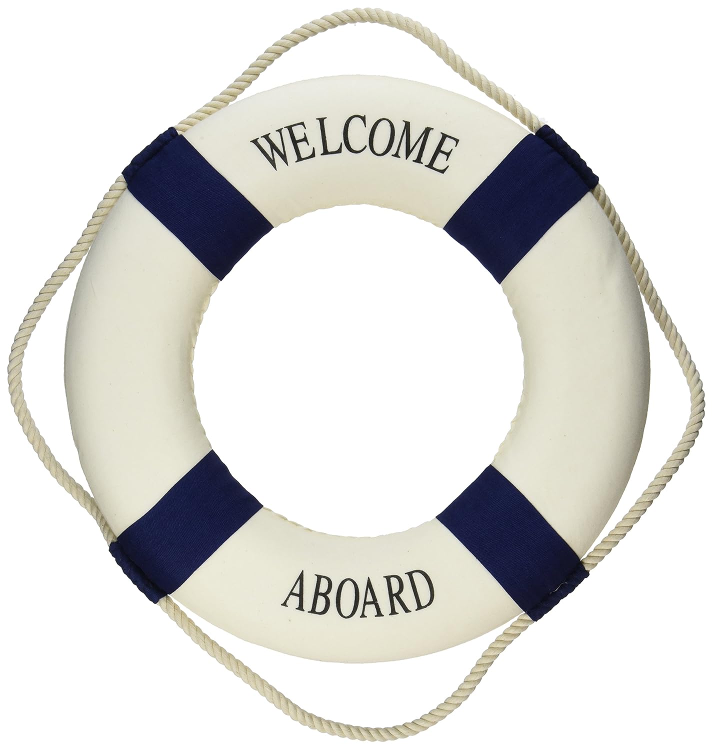 18 Life Saver Ring Webbing Straps Nautical Decor Float Navy