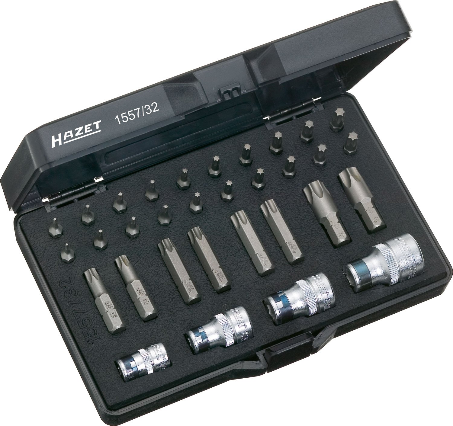 HAZET 1557/32 Torx Profile Tool Set - Multi-Colour