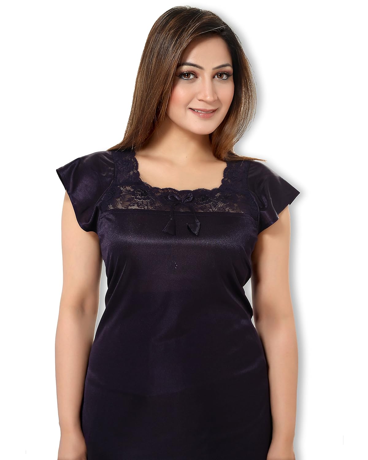 av2 women's satin night suit set