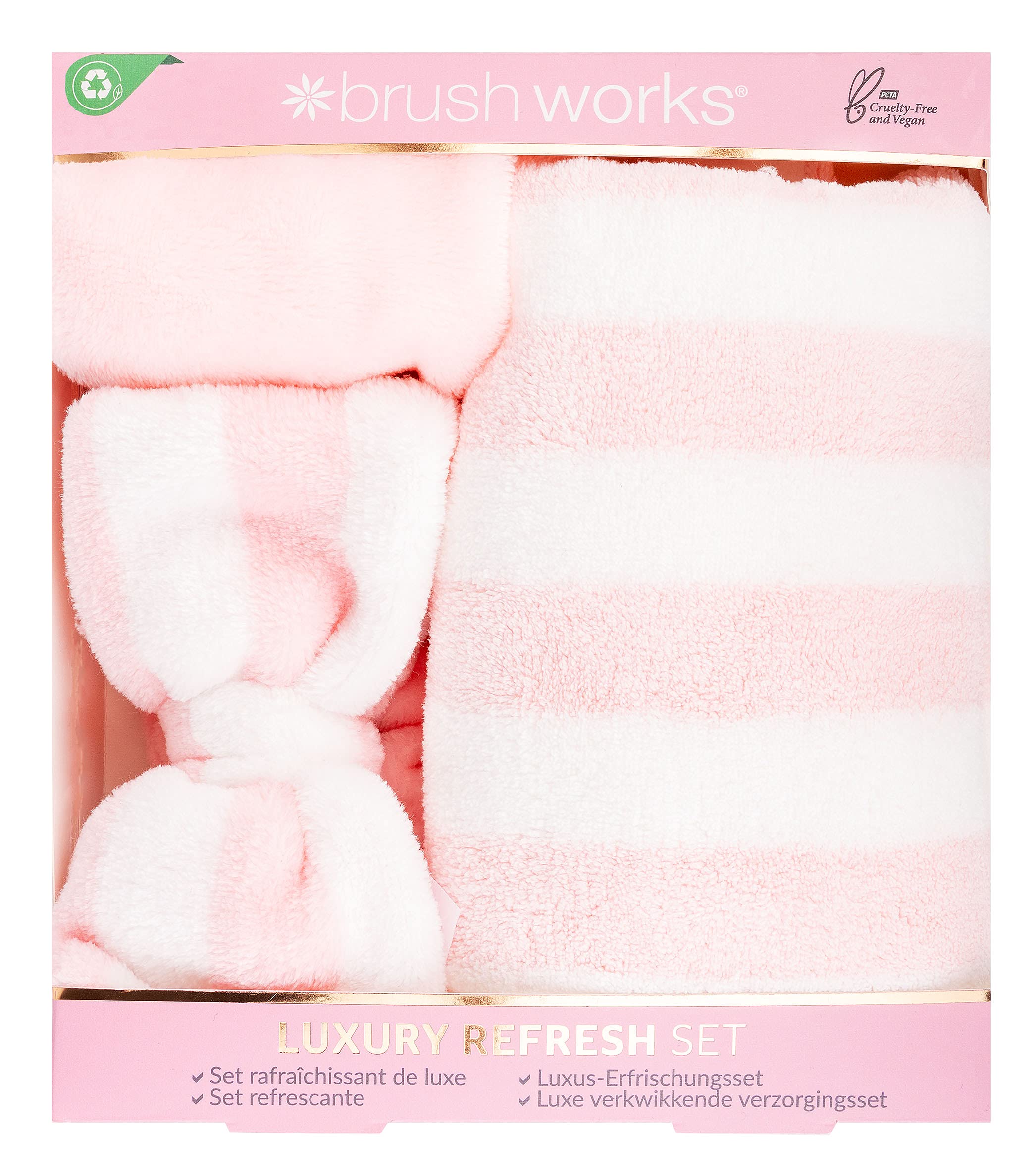 Brushworks Luxury Refresh Set, Pink, One Size