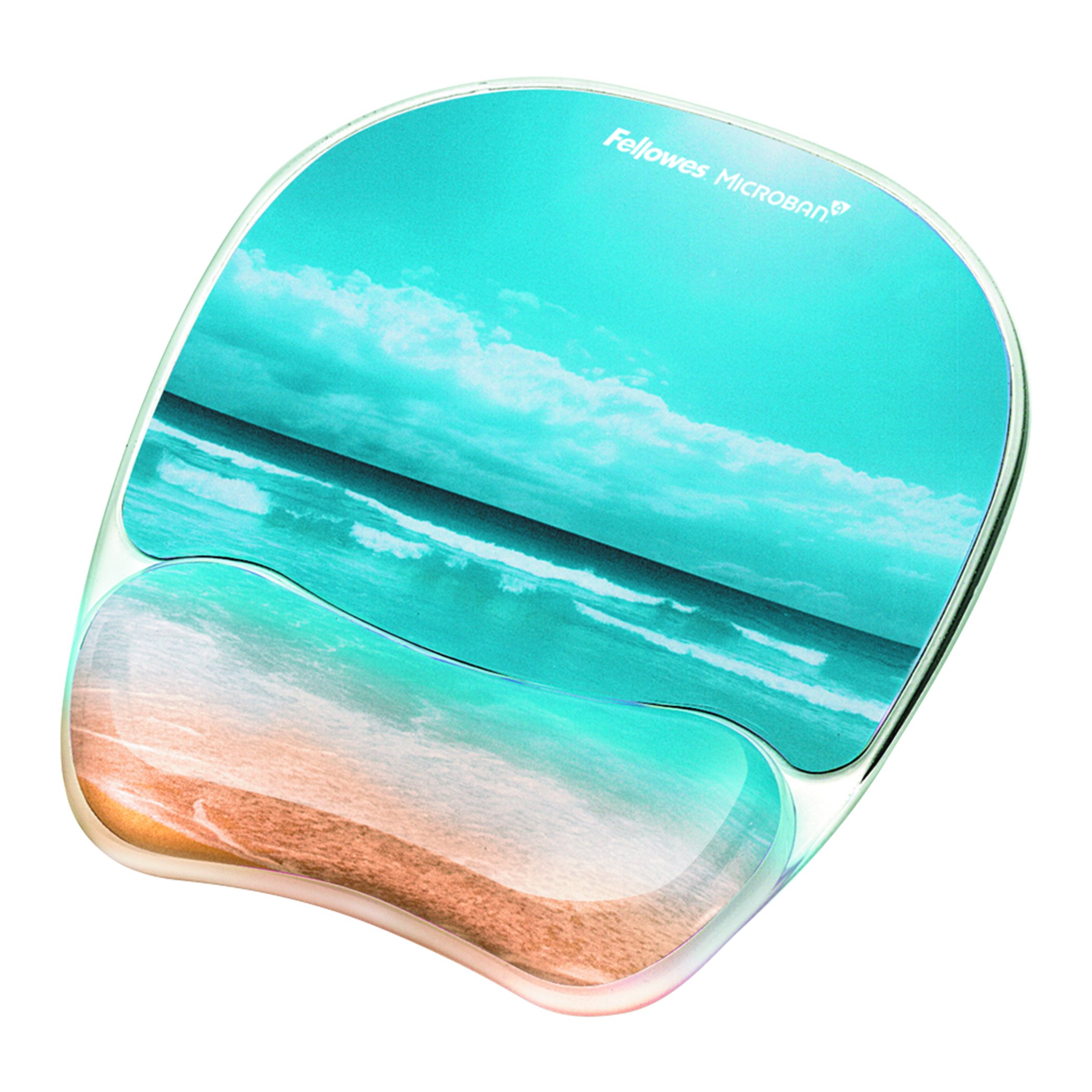 Gel Mouse Pad Wrist Rest Support Microban Protection NonSkid Sandy