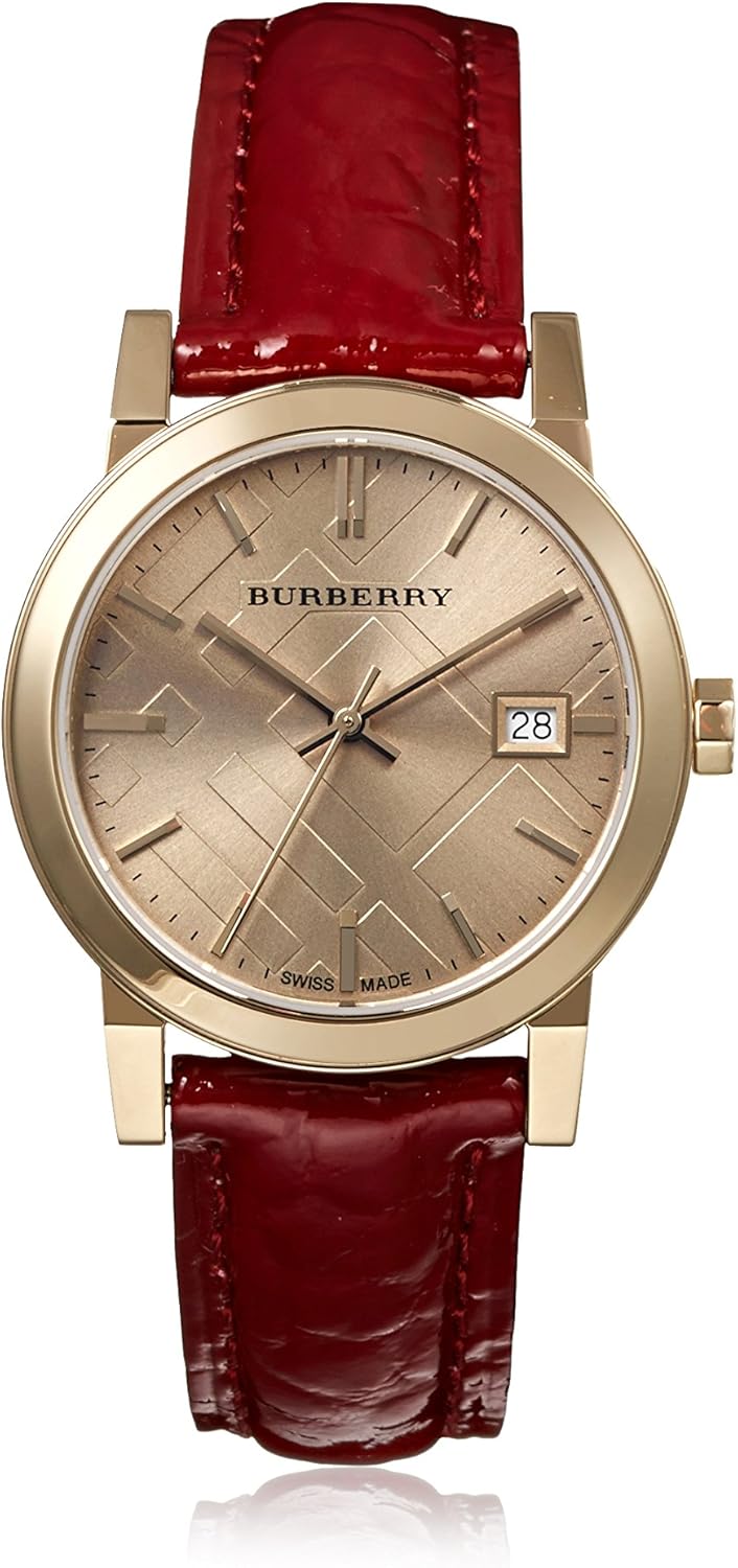 burberry watch womens red