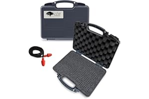 Cedar Mill Fine Firearms Hard Gun Cases for Handguns - TSA Approved Firearm Travel Case, Military-Grade Pistol Carrying Case with DS3TeK, Dual-Lock System & Customizable EPE Foam