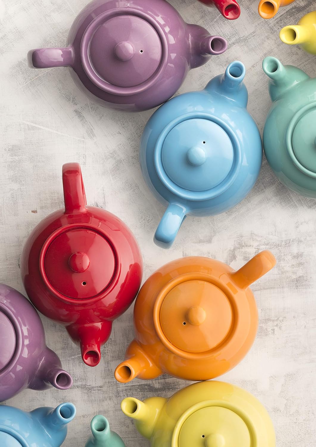 Price & Kensington Brights Red 2Cup Teapot, Ceramic, Multi-Colour, 2 Cup - Image 4