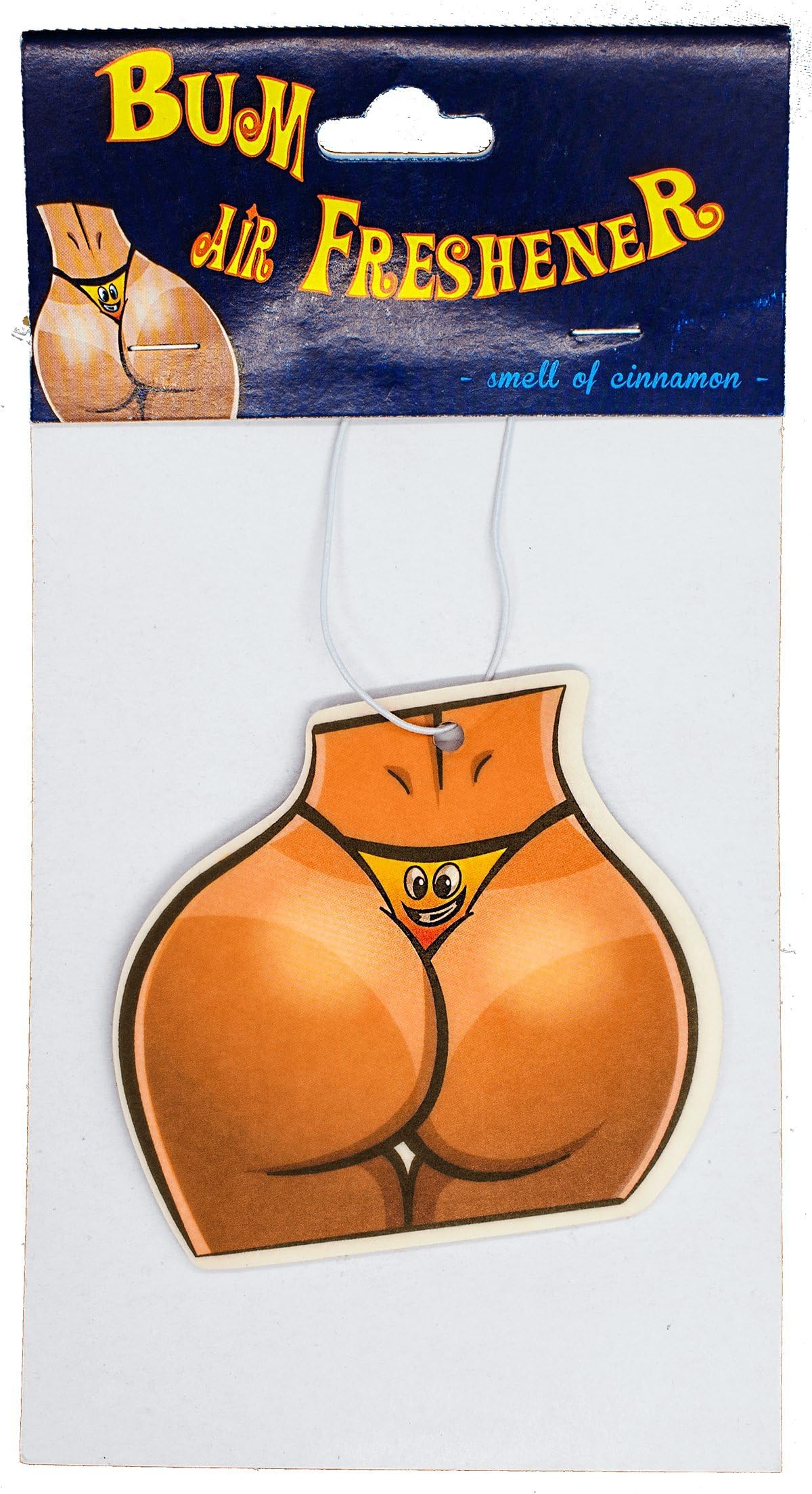 Need For Gift® - Bum Arse Thong Bikini Car Freshener Office Home Gym Locker - Present for Him Men Boyfriend Christmas Stocking Filler - One Supplied