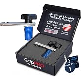 GripPRO Flag Mount Fits Polaris Lock &amp; Ride Bed Holes on Ranger &amp; General | Quick Release UTV ATV Flag Pole Holder for 1-7/16" Mounts, for XP, Crew, 1000, Not for RZR or 1" Hole Models, US-Based Brand
