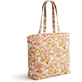 Vera Bradley Premium Cotton Disney Original Zip Tote Bag, Ski Weekend Mickey and Friends