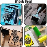 PGKDYC 3Pcs Brayer Roller Set - Rubber Paint Rollers 3 Sizes for Crafts view 7