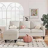 Sectional Sofa Couches for Living Room - Beige 3