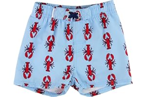 RUGGEDBUTTS Boys UPF50+ Sun Protection Animal Swim Trunks