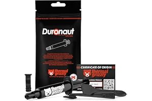 Thermal Grizzly Duronaut - 6 Gram - Enhanced Durability & High Performance Thermal Paste - for Maximum Thermal Conductivity W