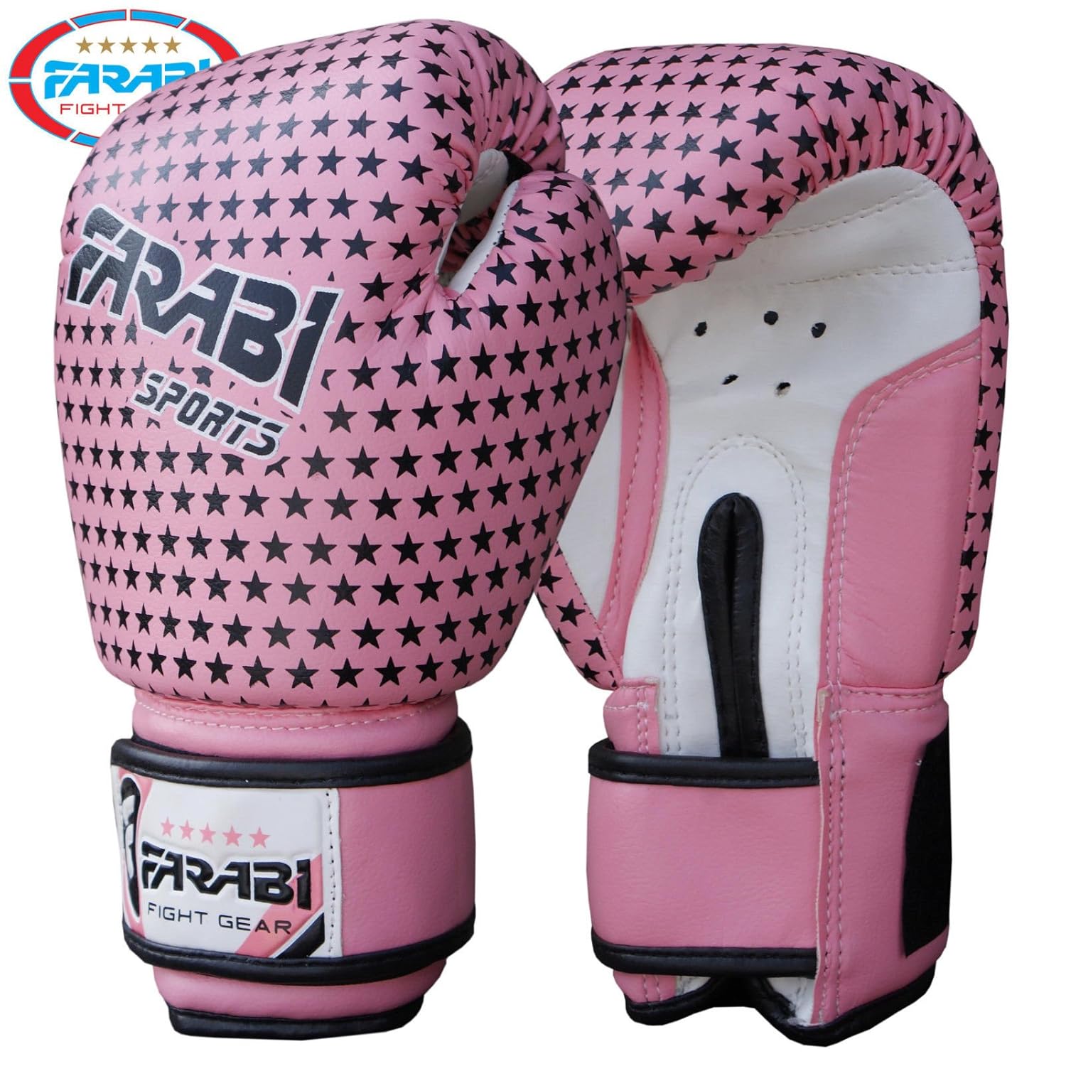 Niños guantes de boxeo MMA Muay Thai Junior punch bag Mitts rosa