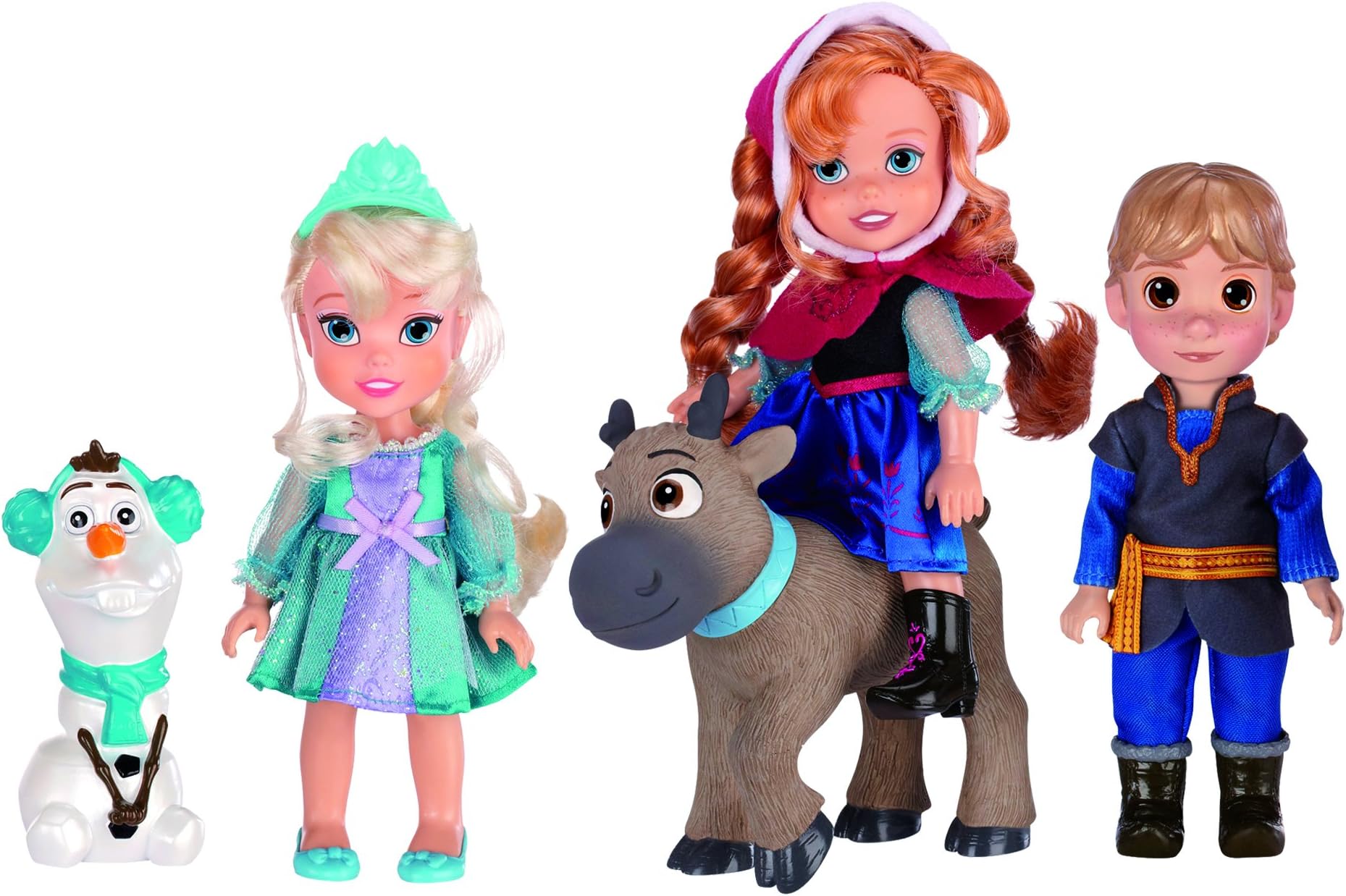 Giochi Preziosi – Frozen Set of 5 Mini Dolls, height 15 cm