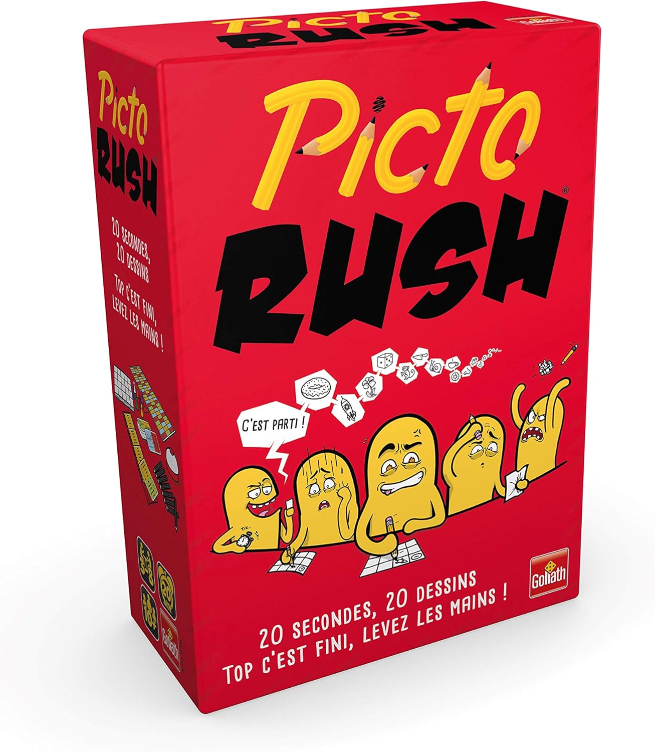 Goliath, Picto Rush, Board Game with Board, Can You Recognize Your Drawing, Drawing Game, To Play with Family or Friends