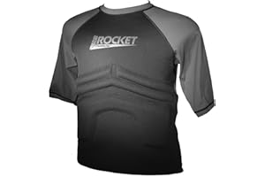 PaddleAir The Rib Rocket Short Sleeve Lycra/Neoprene Black/Slate Gray