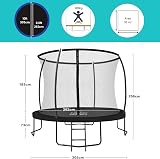 Zero Gravity Ultima 4 10ft Trampoline Black Edition view 5