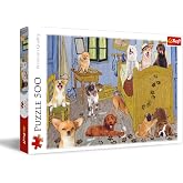 Trefl The Van Gogh Room, Dog Revolution - 500 Piece Puzzle 18.9"x13.4" | RED, DIY, Creative Entertainment, Classic Jigsaw, 10+