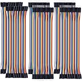 20cm 240pcs Breadboard Jumper Wires Cable Kit Male to Female, Male to Male, Female to Female Compatible with Arduino Projects