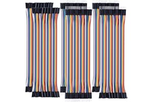 Aypzuke 20cm 240pcs Breadboard Jumper Wires Cable Kit Male to Female, Male to Male, Female to Female Compatible for Arduino Projects and Raspberry Pi