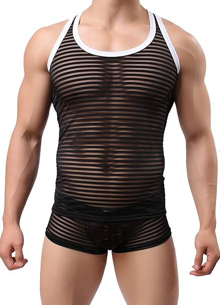 playera transparente hombre