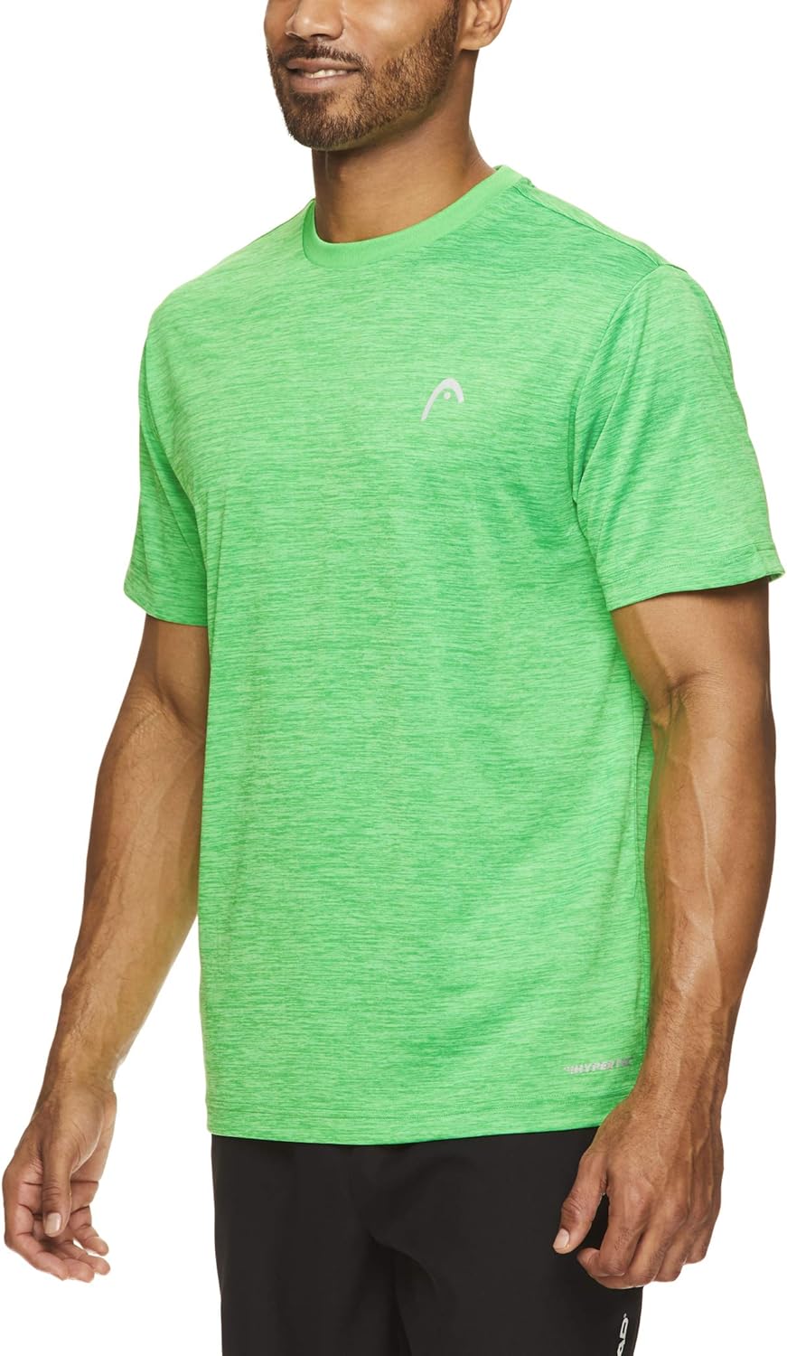 HEAD Men's Ultra Hypertek Crewneck Gym Training & Workout T-Shirt - Short Sleeve Activewear Top: Clothing