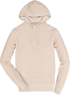 Hope \u0026 Henry Mens' Hooded Waffle Stitch 