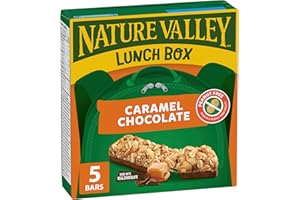 NATURE VALLEY Caramel Chocolate Flavour Granola Bars, No Artificial Flavours, No Artificial Colours, Snack Bars, Made with Wh