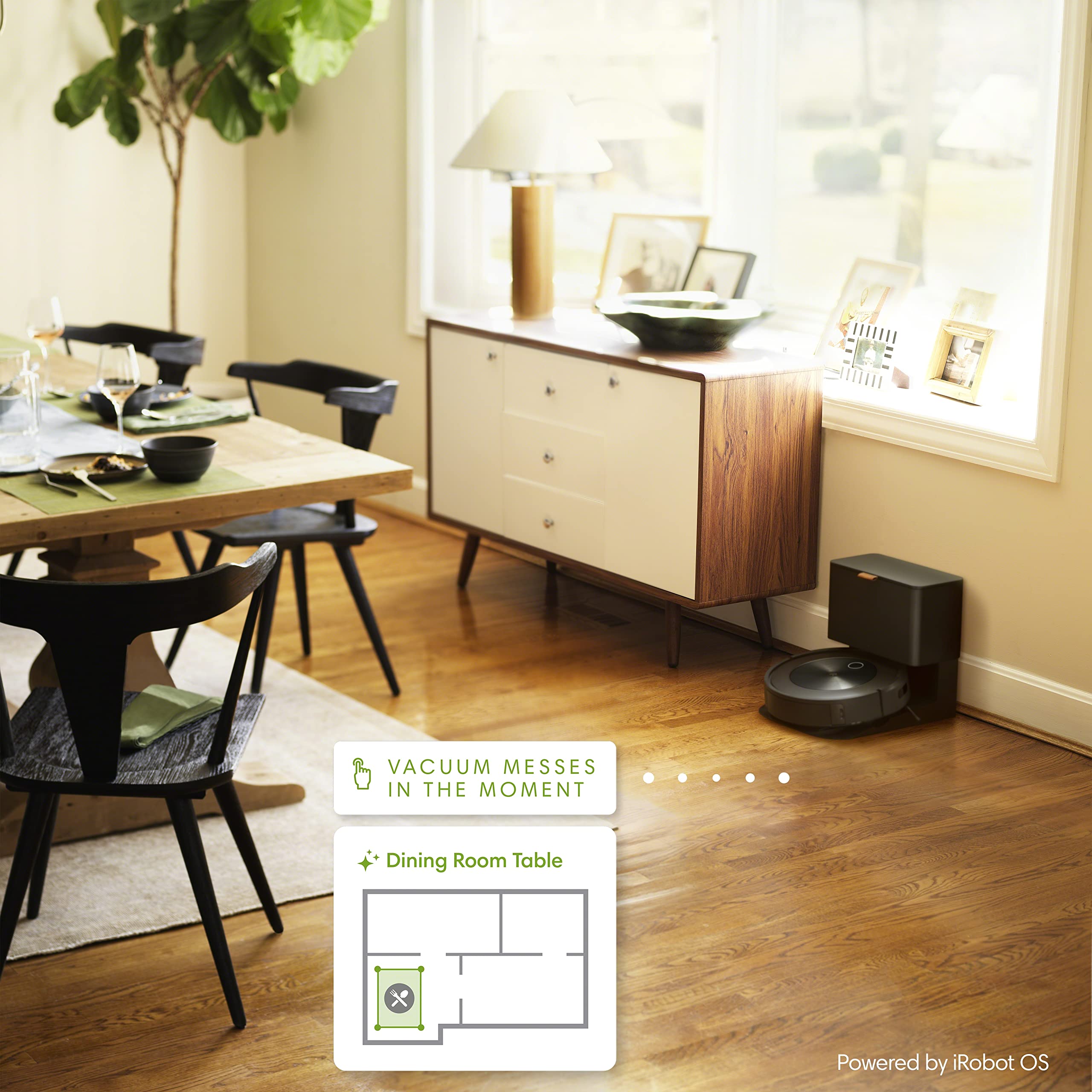 iRobot Roomba j6+ Self-Emptying Robot Vacuum – Identifies and Avoids Pet Waste & Cords, Empties Itself for Up to 60 Days, Smart Mapping, Compatible with Alexa, Ideal for Pet Hair