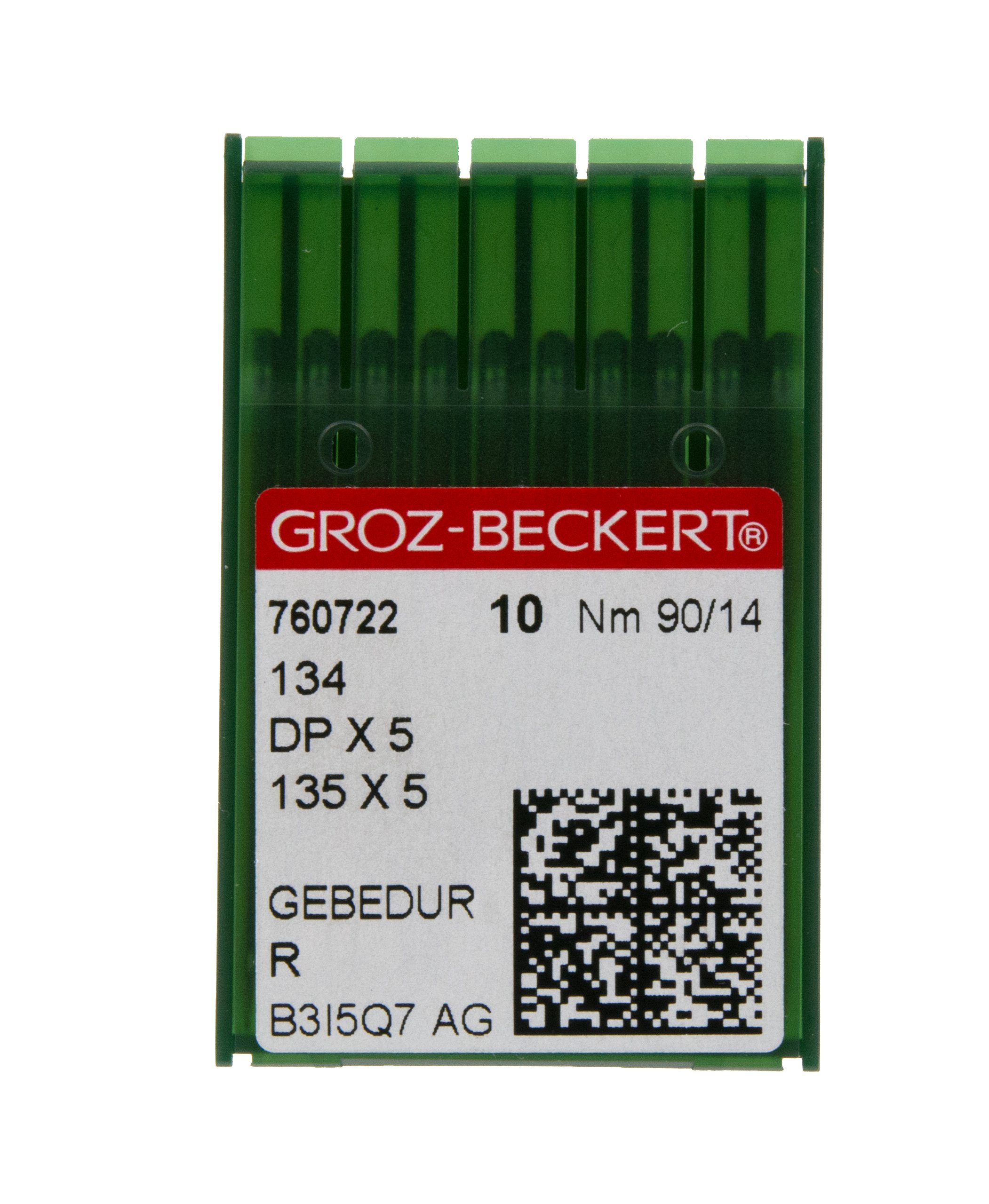 100 GROZ-BECKERT GEBEDUR 134 MR / 135X5 MR Titanium Quilting Machine Needles (MR 3.0 (90/14))