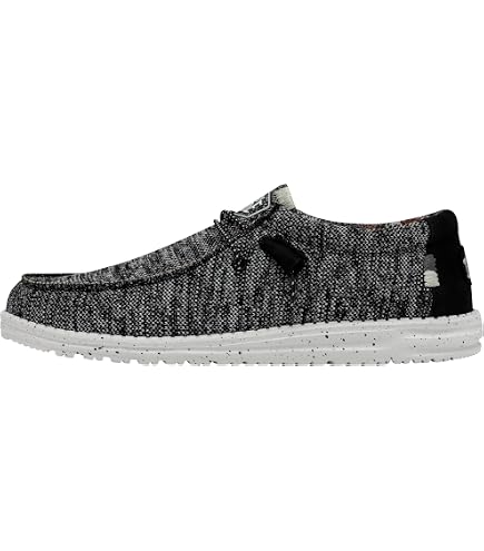 Amazon.com | HEYDUDE Wally Funk Plaid Black Size 8, Men display picture 1