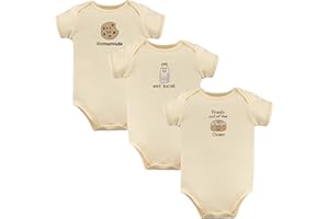 Touched by Nature Unisex Baby Organic Cotton Bodysuits