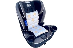 Little Bum Coolers Original Car Seat Cooler Washable Insulated Ice Pack Infant Car Seat Cooling Cushion Mat for Hot Weather Multifunctional Baby Cooling Pad (Sun)