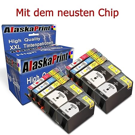 WOW 10x Druckerpatronen komp. mit HP 934 XL 934XL 935 XL 935XL Multipack mit Officejet Pro 6830 6820 6230 6812 6815 6835 Patr