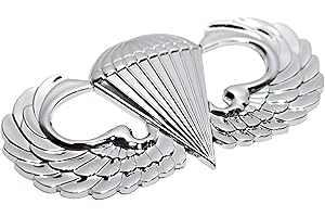 PATRIOT CAMPERS Army Parachutist Metal Decal Auto Emblem