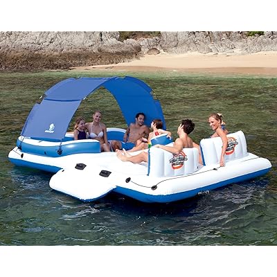 Inflatable Party Island Pool Float for Adults with Ghana Ubuy