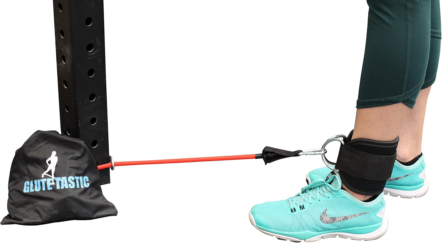 Glute-Tastic - Ankle Kickback Strap with Resistance Bands for Butt & Hip Exercises : Sports & Outdoors