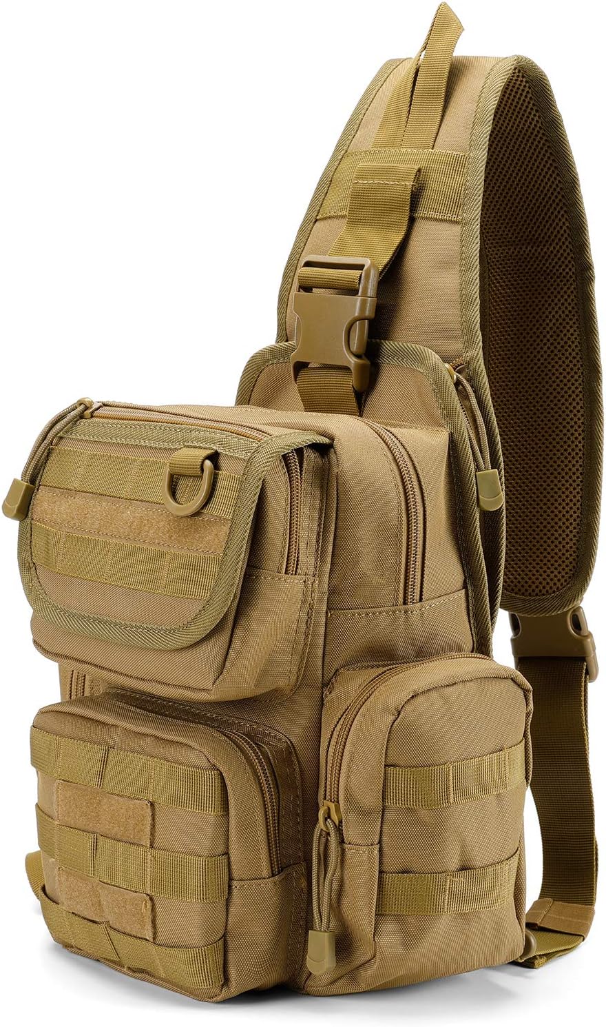 G4Free Outdoor Tactical Sling Backpack Military Sport Daypack Assault Small Shoulder Crossbody Rucksack Chest Pack for Walking Bike Cycling Camping Hiking Trekking - Image 3