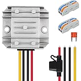 DC 12V Step Up to 24V 3A Boost Converter 72W DC Voltage Regulator | Power Converter Waterproof Module Transformer for Golf Cart Club Car Recreational Vehicle