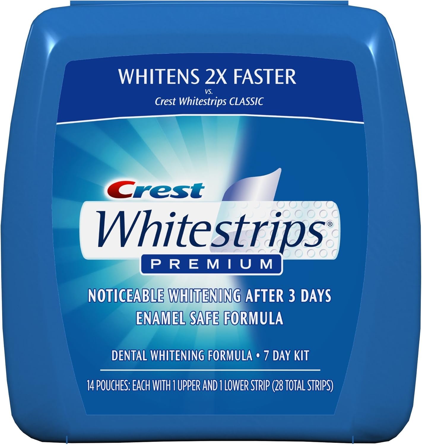 Crest Whitestrips Premium 7 Day Dental Whitening Formula System, 28