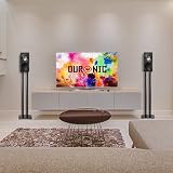 Duronic SPS1022 Speaker Stands Pair 80cm Hi-Fi Home Cinema Vibration Reducing view 6