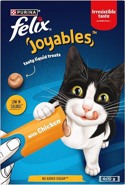 Felix Joyables Chicken Liquid Cat Treat 4x10g