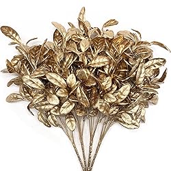 Fake Plants, CATTREE Artificial Plant Gold Plastic
